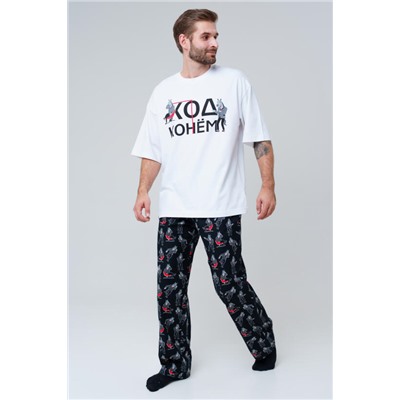 Комплект мужской: футболка, брюки