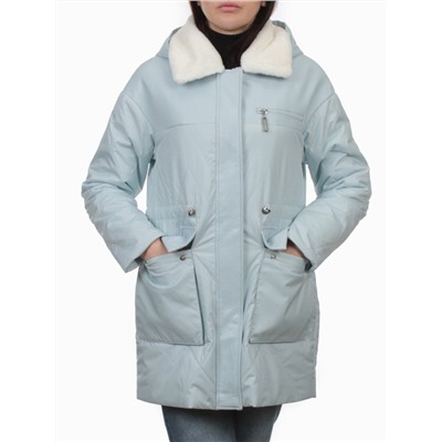 M24-096 BLUE Куртка демисезонная женская (100 гр. холлофайбер)