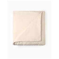 Покрывало LoveLife Tufting: Квадрат цв.бежевый, 150*220±5см, микрофайбер, 100% п/э