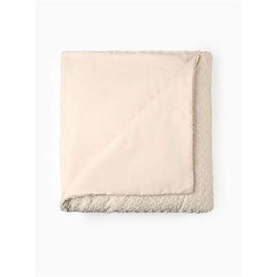 Покрывало LoveLife Tufting: Квадрат цв.бежевый, 150*220±5см, микрофайбер, 100% п/э