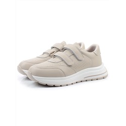 03-YH516-2 DK. BEIGE Кроссовки женские (натуральная кожа)