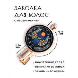 HZF-0212 Заколка Крылатый скарабей