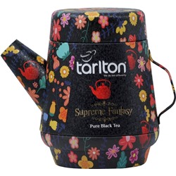 TARLTON. Teapot Black Fantasy 100 гр. жест.банка