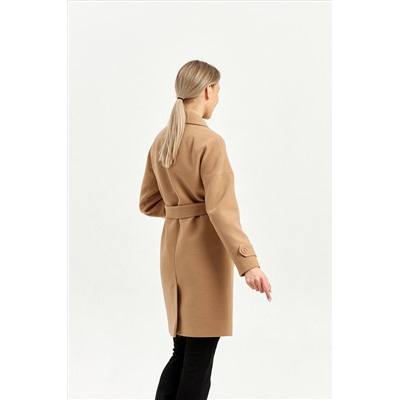 Пальто женское демисезонное 22970 (кэмел)