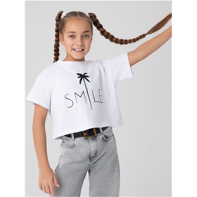 Футболка "Пальма" детская белый