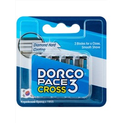 DORCO Pace CROSS кассеты 4шт, 3 лезвия