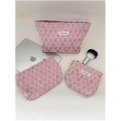 Brand cosmetic bag, universal three dimensional handheld shopping bag to go out, Korean style
