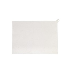 Коврик для бани и сауны, 38х52см, войлок белый