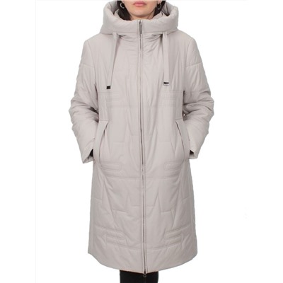 1073 LT. BEIGE Пальто зимнее облегченное женское (холлофайбер 150 гр.)
