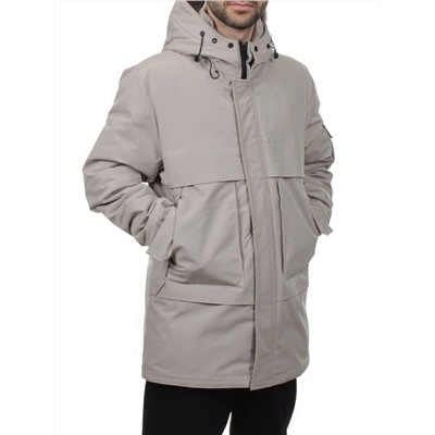 8896 BEIGE Куртка мужская зимняя облегченная (130 гр. холлофайбер)