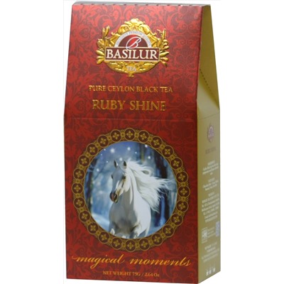 BASILUR. Новый год. Волшебные моменты. Багровая искра 75 гр. карт.упаковка