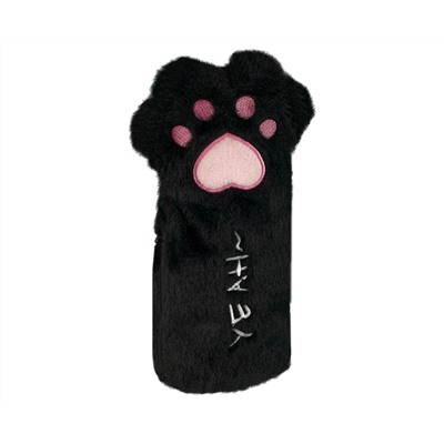 Пенал мягкий 215*100*65 MESHU "Cat paw", искусственный мех
