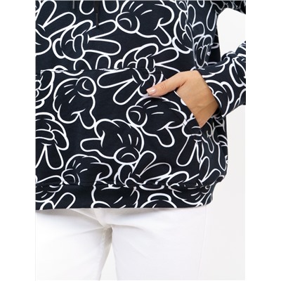 932 Худи Микки чёрный Свт