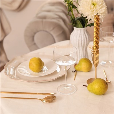Скатерть Этель Кitchen linen 90х90 см, 100% лён 240 г/м2