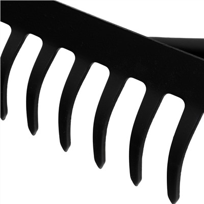 Грабли стальные, 300 мм, 12 прямых зубьев, без черенка, Сибртех