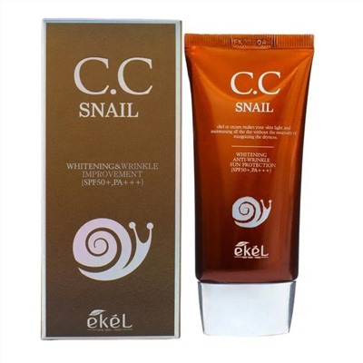 Ekel CC крем с улиточным муцином SPF50+ PA+++, 50 мл