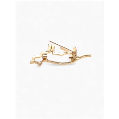 Брошь «Кошечка», цвет матовое золото