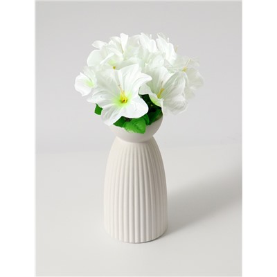 Цветы искусственные «Гиппеаструм», h=23 см, d=12 см, белые