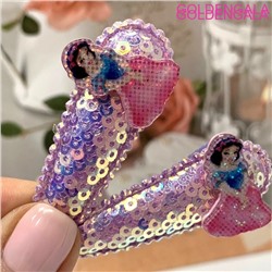 Зажим "Уточка с пайетками" 2 шт УТ5 181982