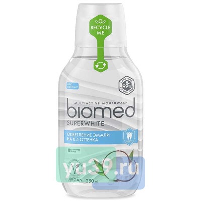 Ополаскиватель BIOMED SUPER WHITE, 250мл