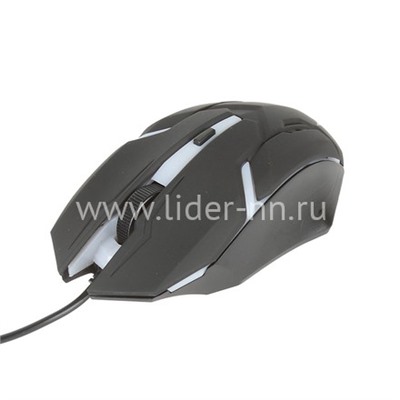 Мышь проводная NAKATOMI игровая Gaming MOG-03U 4 кнопки (черная)