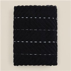 Коврик махровый SL HOME: Lines "Дарк Маре" 50х70 см, 100% хлопок, 750 г/м2