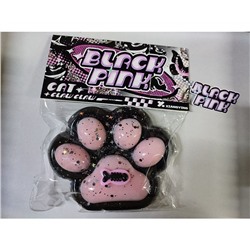 Лапка жмялка большая антистресс Black Pink