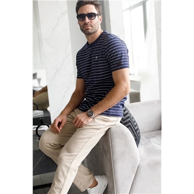 Футболка из премиального хлопка с эластаном