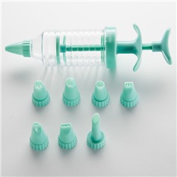 Шприц Кондитерский ВЕ-0414 8 насадок 2х5х16см  (144/12)