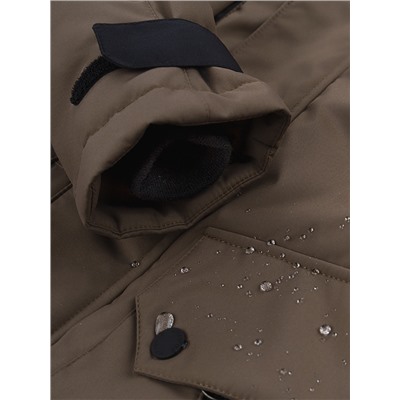 Куртка зимняя для мальчика NIKASTYLE 4з3524 Орех