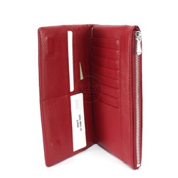 Кошелек женский натуральная кожа Cossroll-2202-9941-12,  4отд,  16карм,  бордо 247999