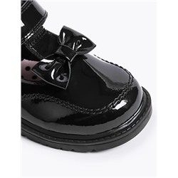Kids’ Leather T-Bar School Shoes (8 Small - 1 Large)