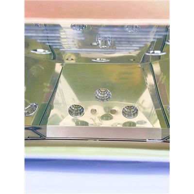 Nail Art LED-лампа для ногтей, 54 Вт, золотой матовый