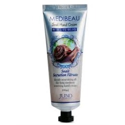Крем для рук с муцином улитки, Snail Hand Cream, Juno, 100 г
