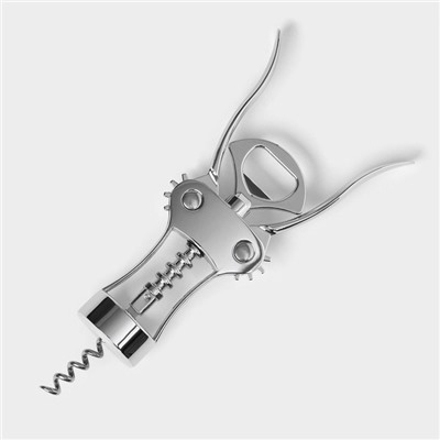 Штопор для вина Magistro Volt, h=18.5 см, серебристый