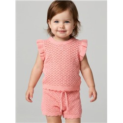 Комплект для девочки: футболка, шорты