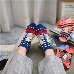 Tide, retro summer Japanese socks for men and women