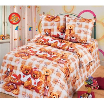 КПБ Мишутки яселька с простыней на резинке Знак