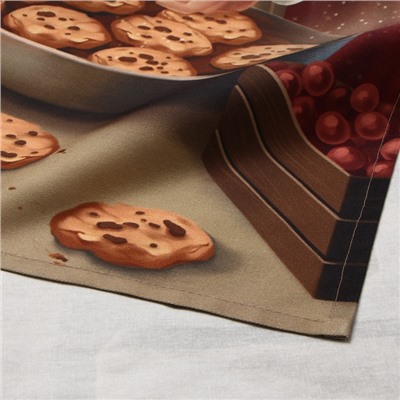 Полотенце Этель Сookies, 40×73 см, 100% хлопок, саржа 190 г/м²