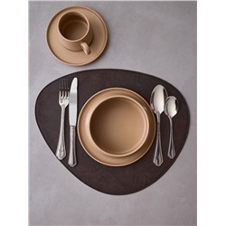 Салфетка сервировочная Drop, 33х41 см, коричневая/бежевая