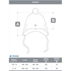 Шапка для мальчика NIKASTYLE 11м10325 Графит