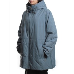 F-804 GRAY BLUE Куртка демисезонная женская (100 гр. холлофайбер)