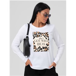 Лонгслив "Идеал" женский белый