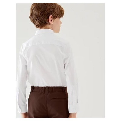 Boys' 2pk Skinny Fit Stretch School Shirts (2-16 Yrs)