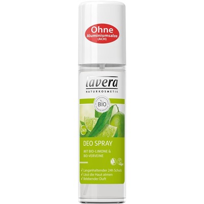 Lavera (Лавера)  Bio-Limone & Bio-Verveine Deodorant Spray Дезодорант Спрей, 75 мл