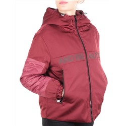 009 DARK RED Куртка демисезонная женская (100 гр. синтепон)