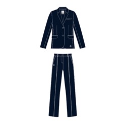 Комплект для девочки: брюки, пиджак