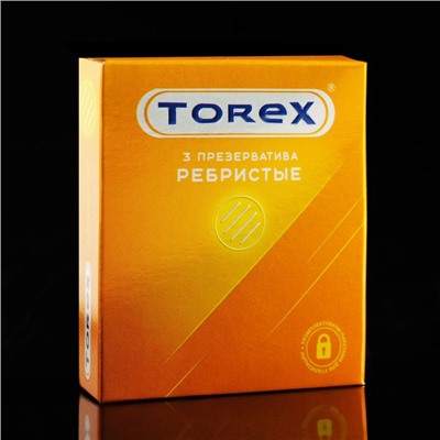 Презервативы «Torex» ребристые, 3 шт.