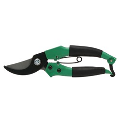 Секатор плоскостной, 8" (20 см), с пластиковыми ручками , Greengo