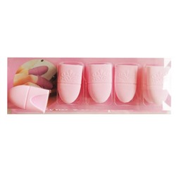 Nail Art Силиконовые колпачки для снятия гель-лака..